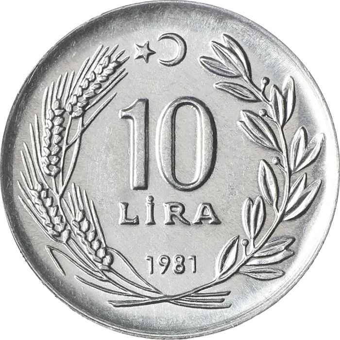 10 Lira (Tip I)